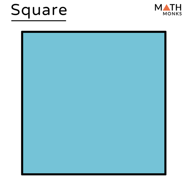 Square Shape Properties Area Perimeter and Diagonal
