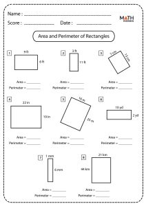 Area Of Rectangle - Definition, Formulas, & Examples