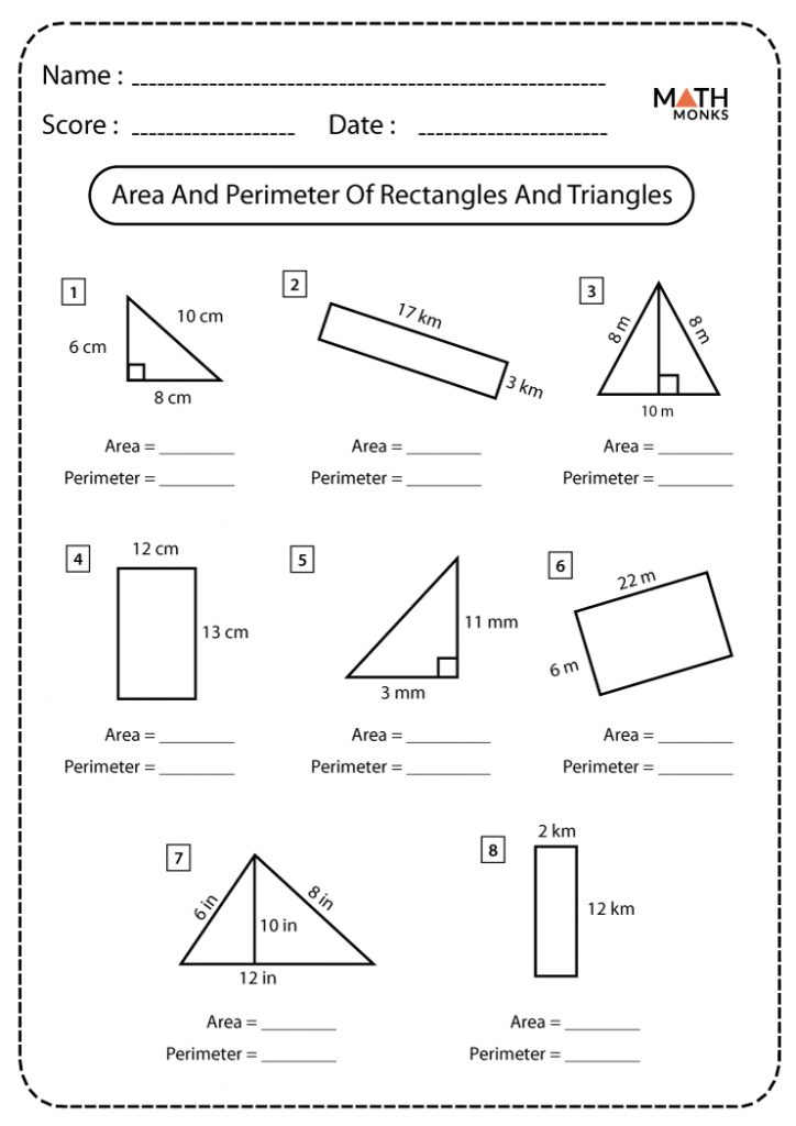 Rectangle - Definition, Properties, Formulas