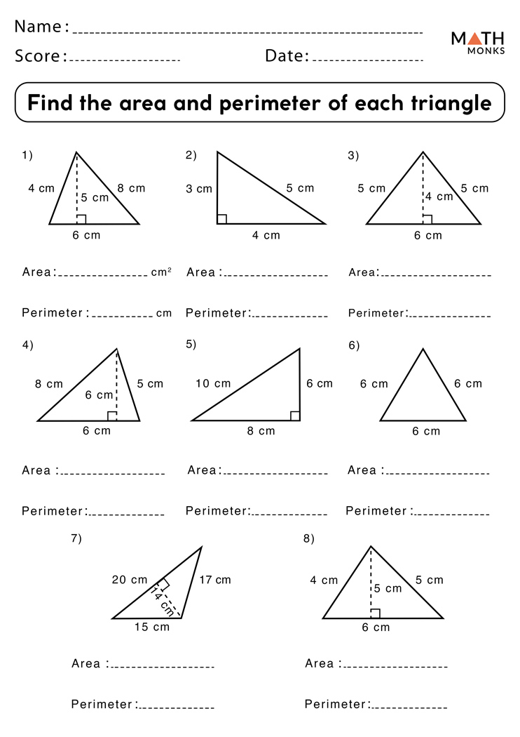 area-and-perimeter-of-triangles-worksheets-math-monks