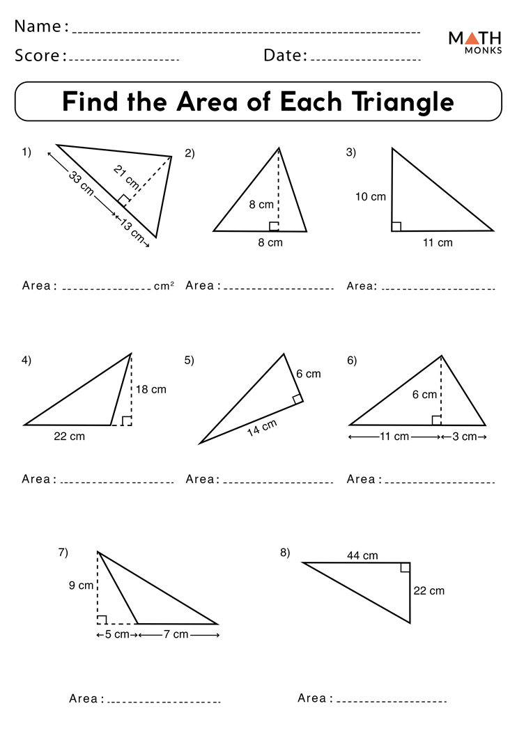 Types Of Triangles Worksheet