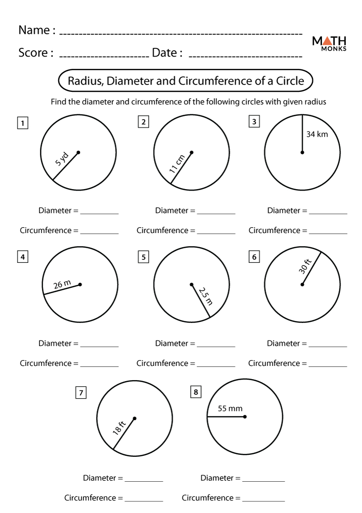 Perimeter Of Circle Worksheet Worksheets For Kindergarten