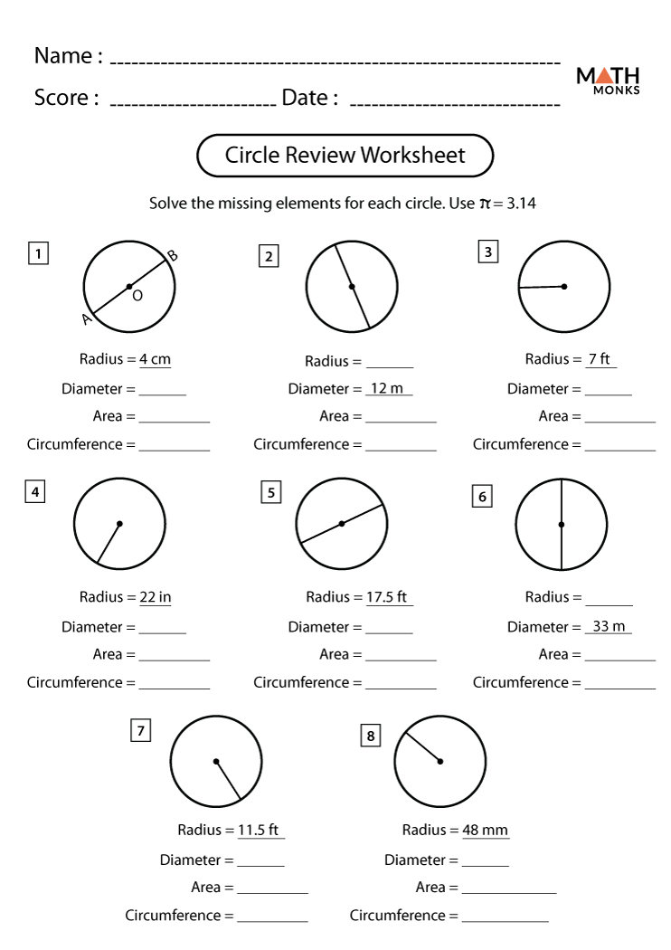 circle-review-worksheet-answer-key-ehydepark