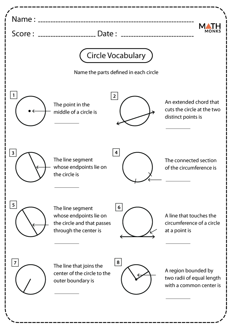 Area Of Triangles And Parallelograms Worksheets Math Monks Polygon Attributes Common Core 