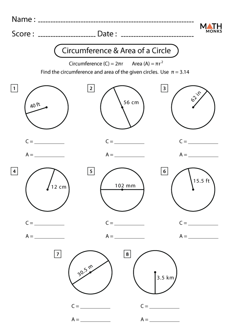 circumference-of-circles-worksheet-1