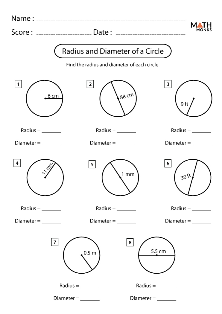 free-worksheet-circle-radius-printable