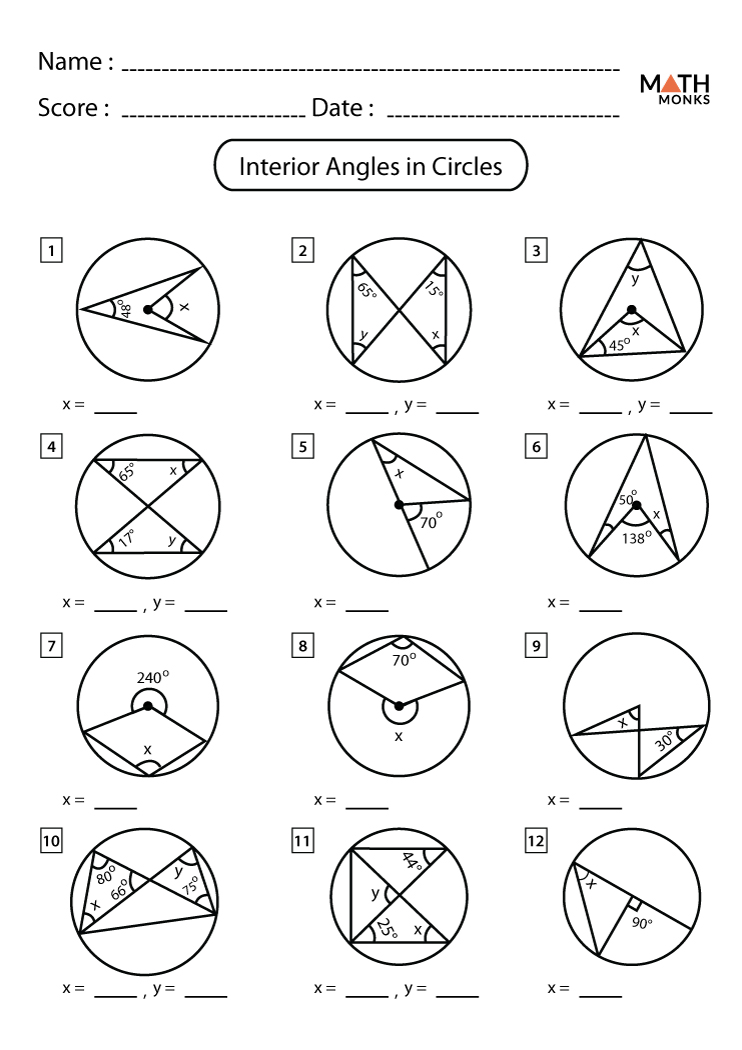 11 Best Images Of 10th Grade Geometry Worksheets Geometry Circle All In One Photos