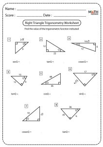 Right Triangle: Definition, Properties, Types, Formulas