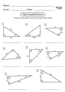 Right Triangle: Definition, Properties, Types, Formulas