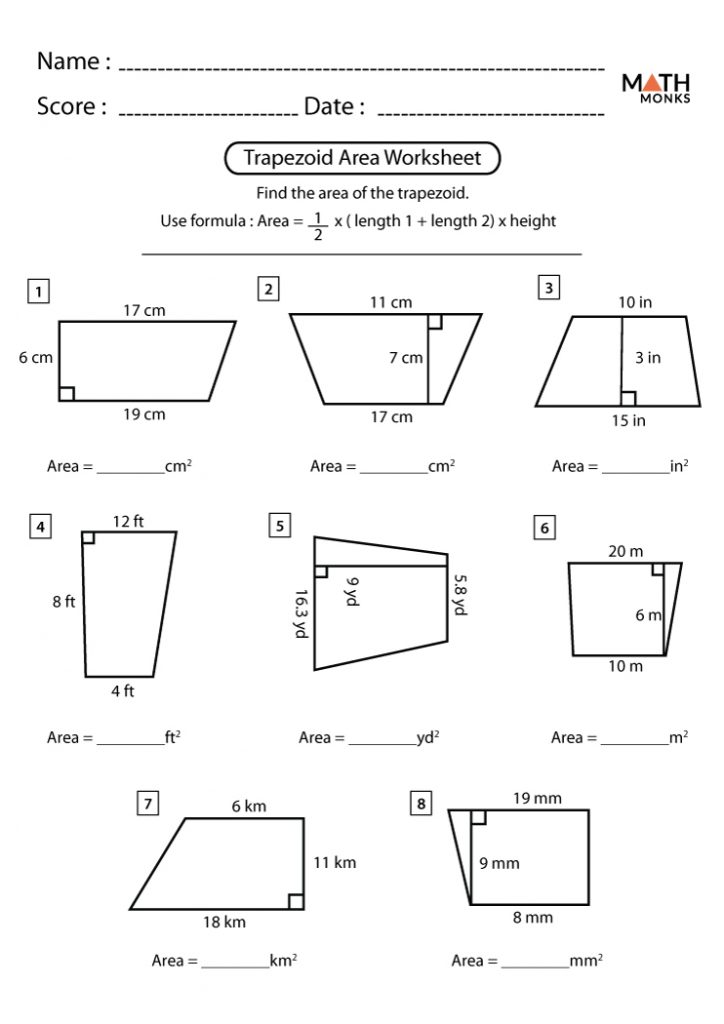 Trapezoid – Definition, Properties, Formulas & Examples