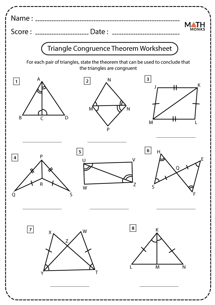 triangle-congruence-postulates-worksheets