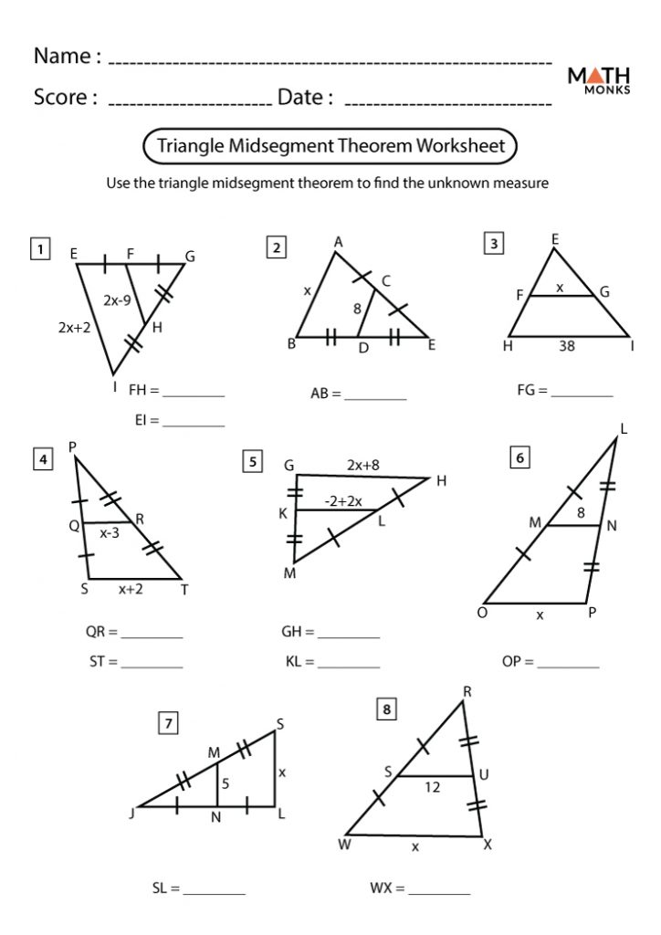 Midsegment Of A Triangle Formula Theorem Proof Examples 3782