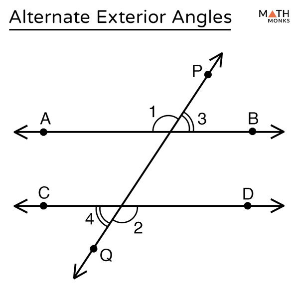 Alternate Exterior Angles Definition Theorem With Examples