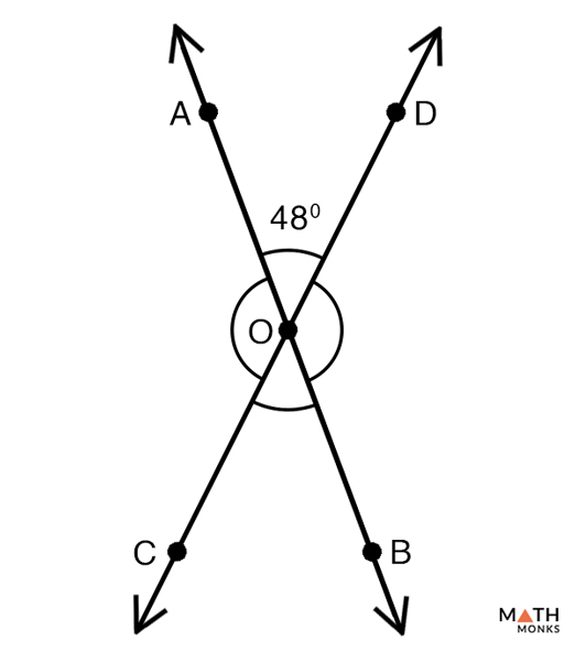 Vertical Angles – Definition, Theorem with Examples