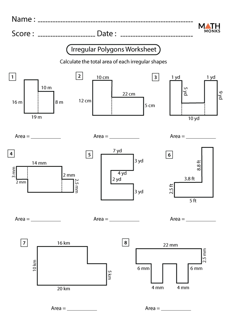 Area in math circles in rectangle pastornovo