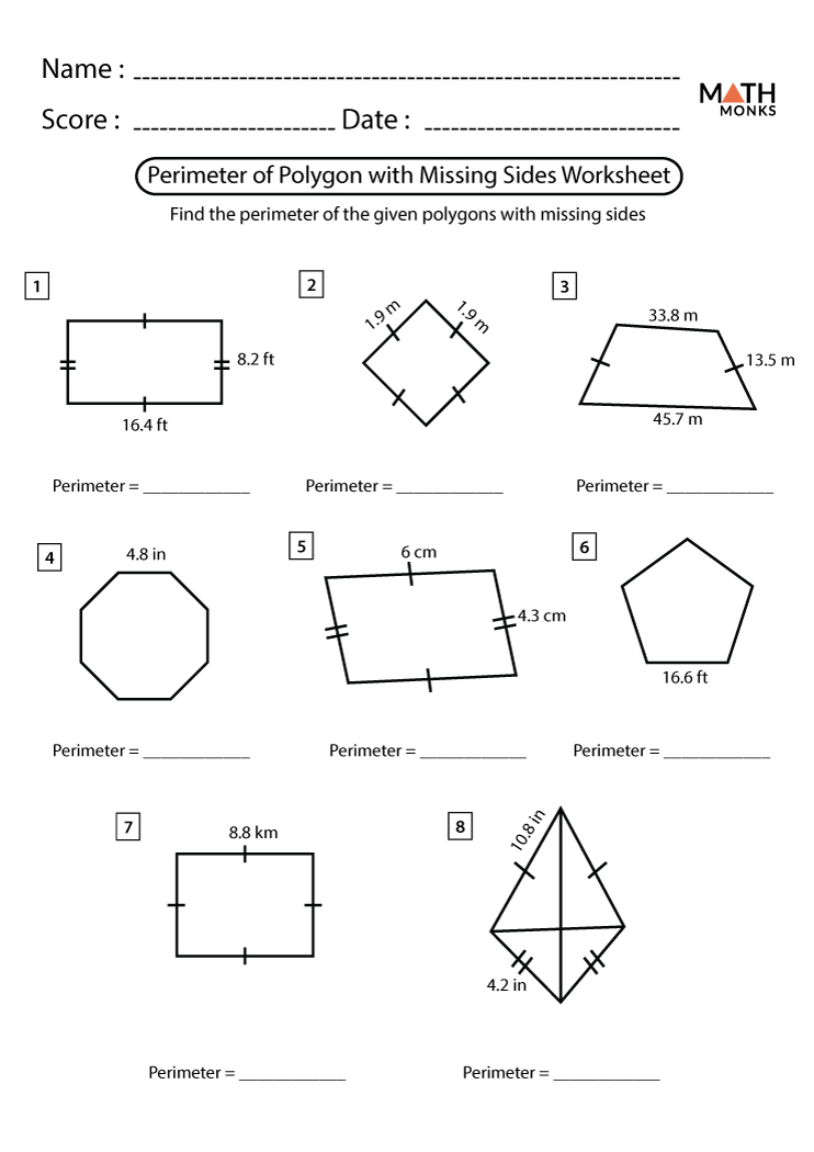 perimeter of regular polygons problem solving