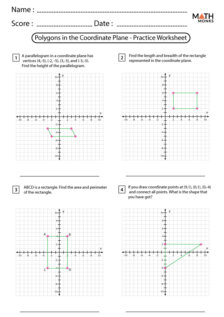 polygons-in-the-coordinate-plane-worksheets-math-monks