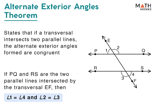 Alternate Exterior Angles ( Read ), Geometry