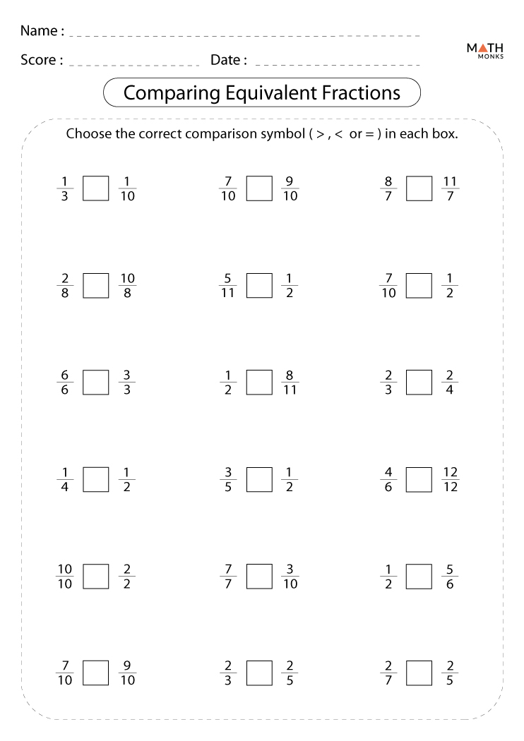 equivalent fractions homework year 5