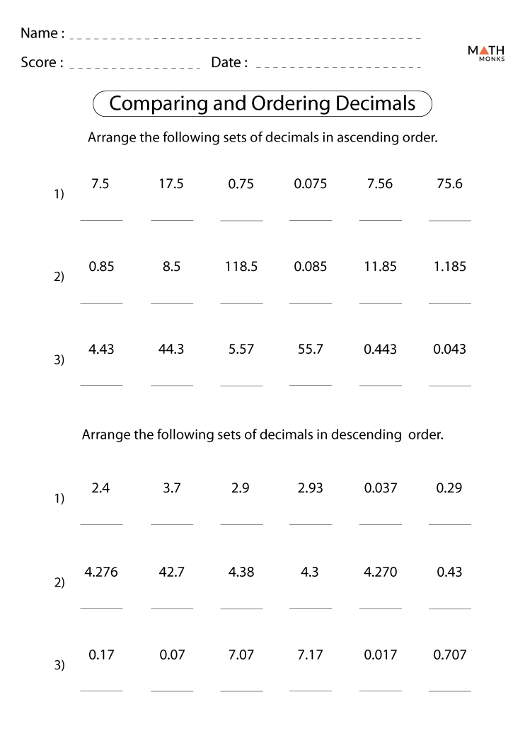 comparing-and-ordering-decimals-worksheets-math-monks