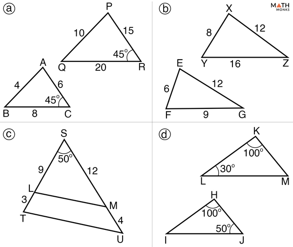 Identify The Similar Triangles