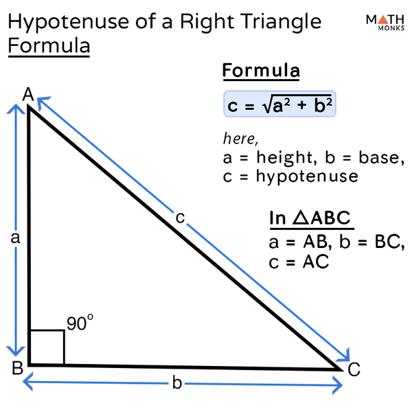 isosceles right triangle calc find a