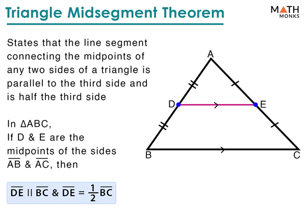 Midsegment Of A Triangle Formula Theorem Proof Examples 1334