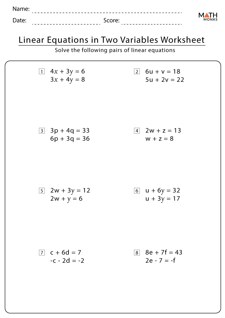 linear-equations-worksheets-with-answer-key