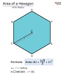 Area of Hexagon - Formulas, Examples & Diagrams