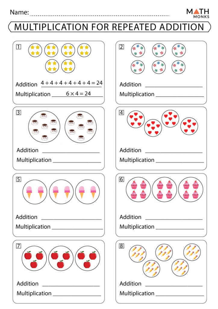 Repeated Addition Worksheets Grade 2 Hot Sex Picture 3153