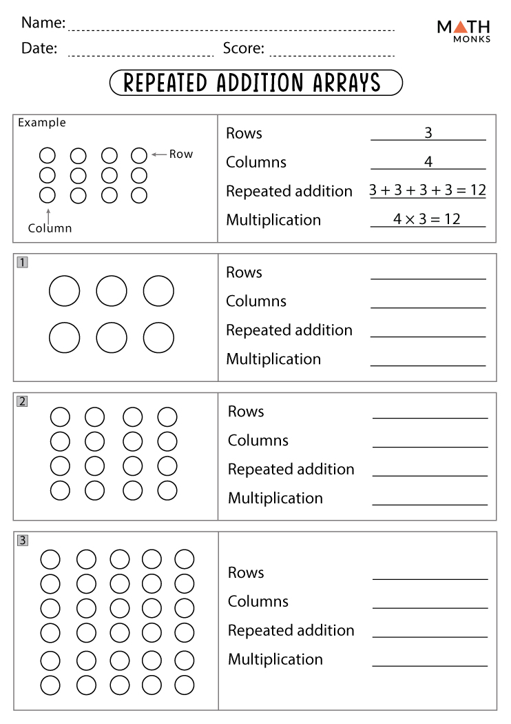 Arrays For 2nd Grade