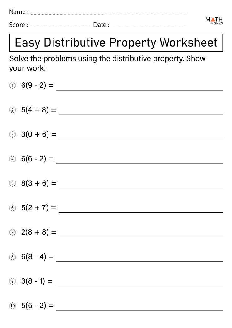 lesson 4 homework practice the distributive property