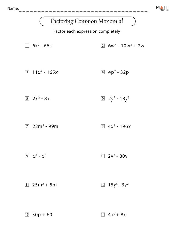 problem solving on factoring polynomials