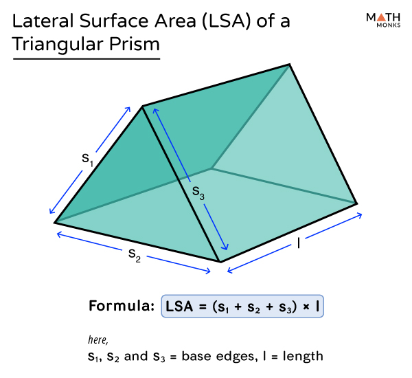 triangular prism volume and surface area formula