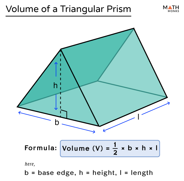 formula for volume of triangular prism