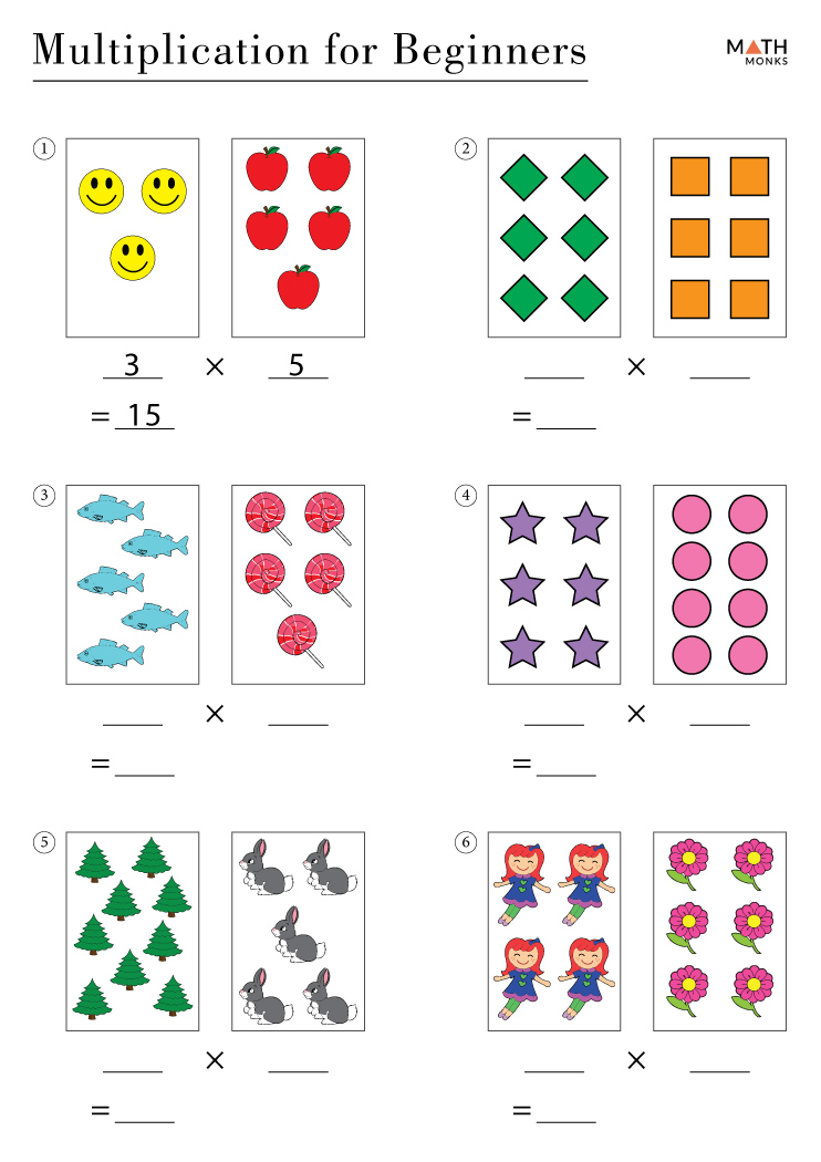 Picture Multiplication Worksheet Education Com Multiplication With 