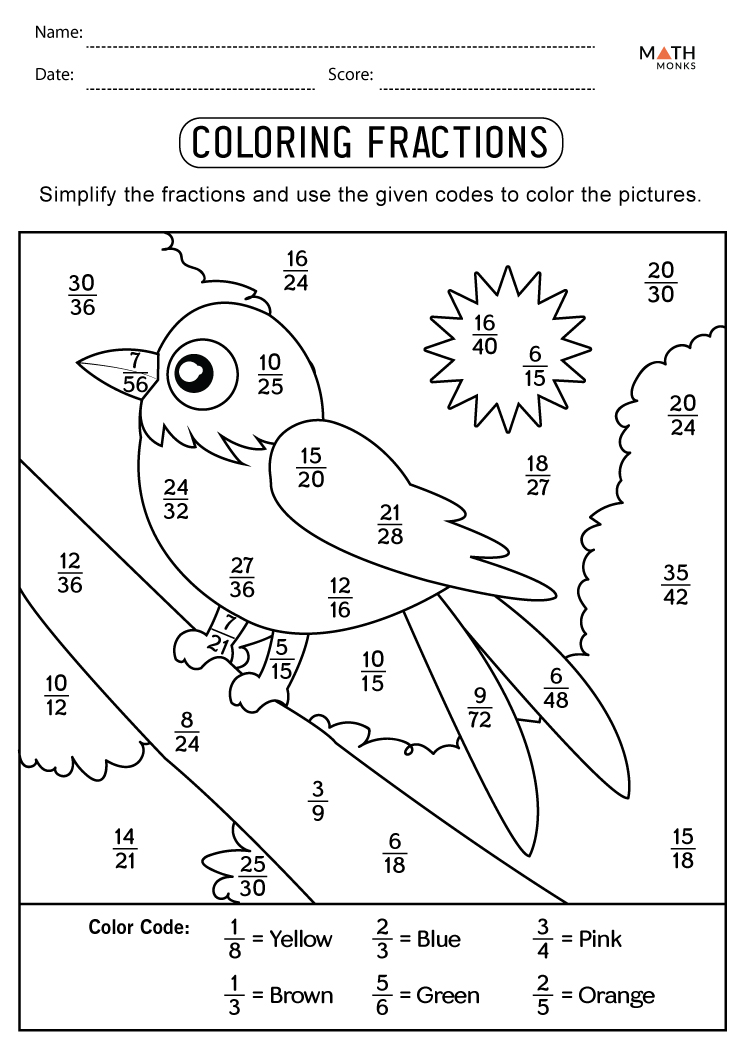 Coloring Fraction Worksheets For Grade 3 Coloring Pag vrogue co