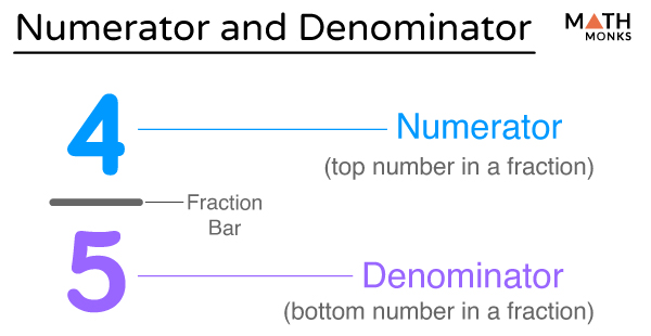 Numerator And Denominator Definitions Examples And Diagrams Numerator And Denominator Definitions Examples And Diagrams