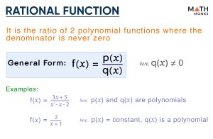 Rational Function – Definition, Equations, and Examples