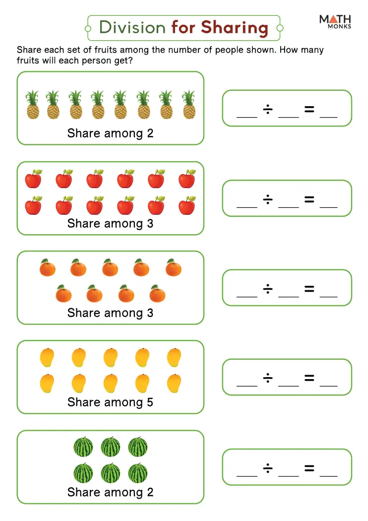 Division Worksheets For Grade 2 Math Monks Division Worksheets For Grade 2 Math Monks